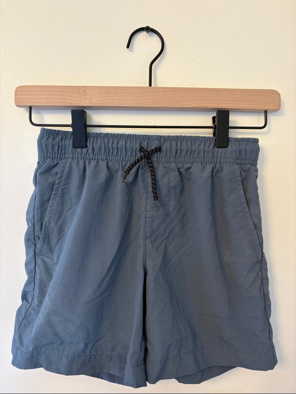 Old Navy Boys Elastic Waist Shorts - dark grey, lime green, slate blue